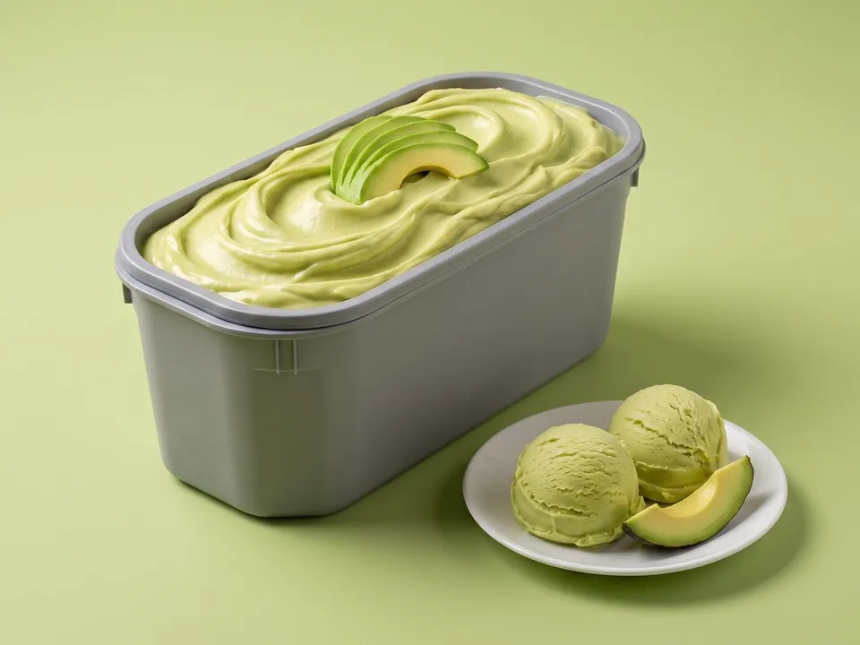 Avocado gelato