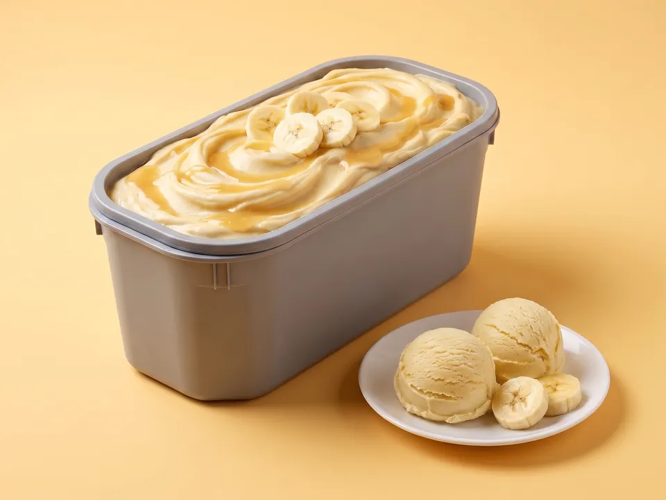 Banana gelato
