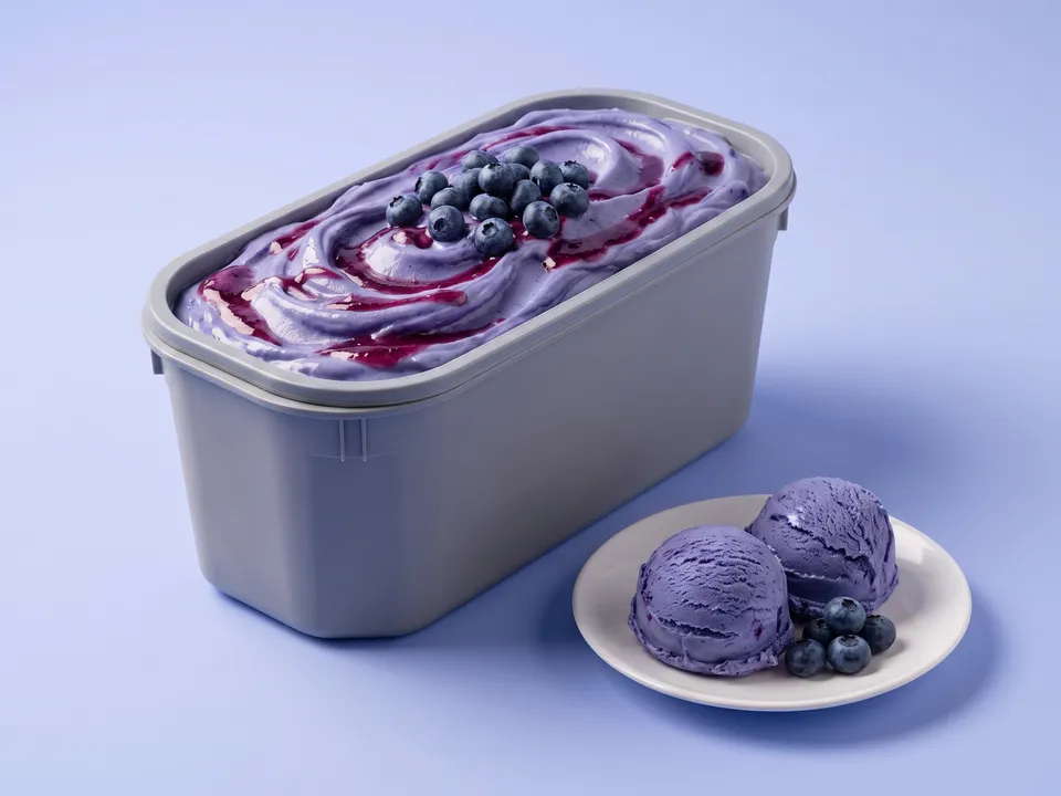 Blueberry gelato