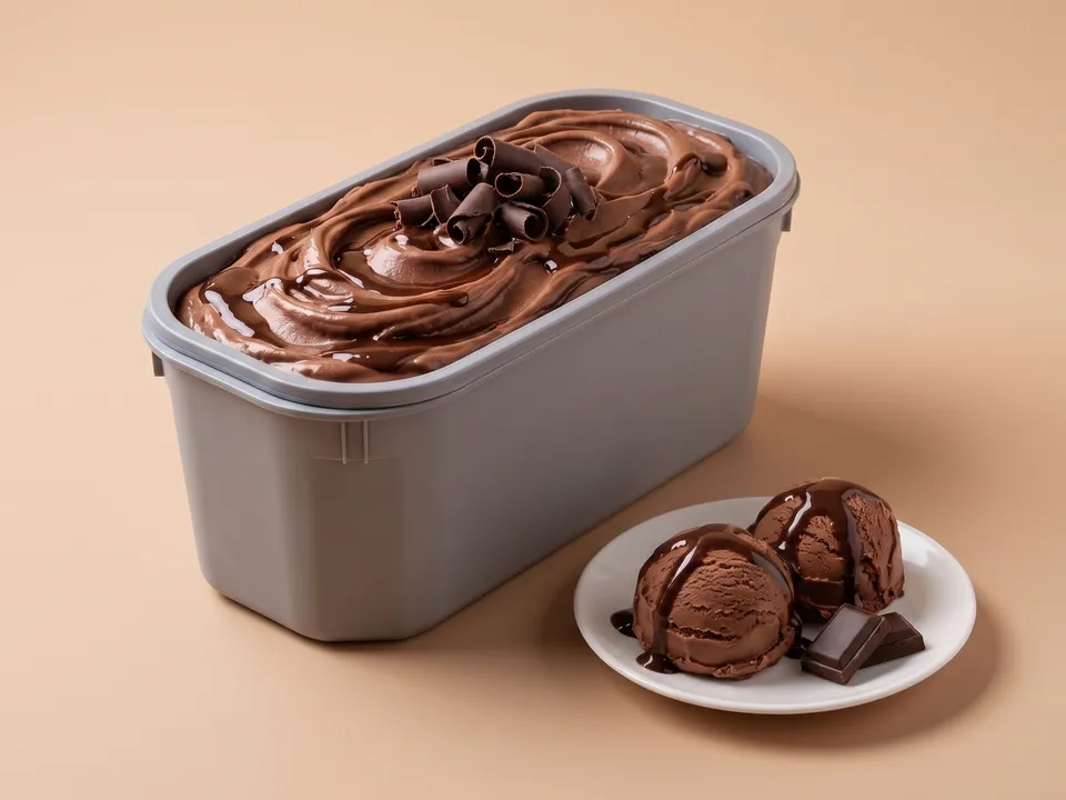 Chocolate gelato