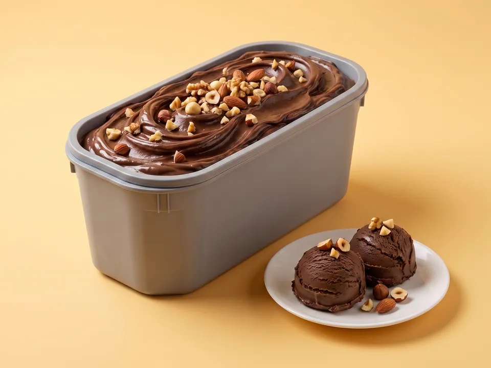 Chocolate Nuts gelato