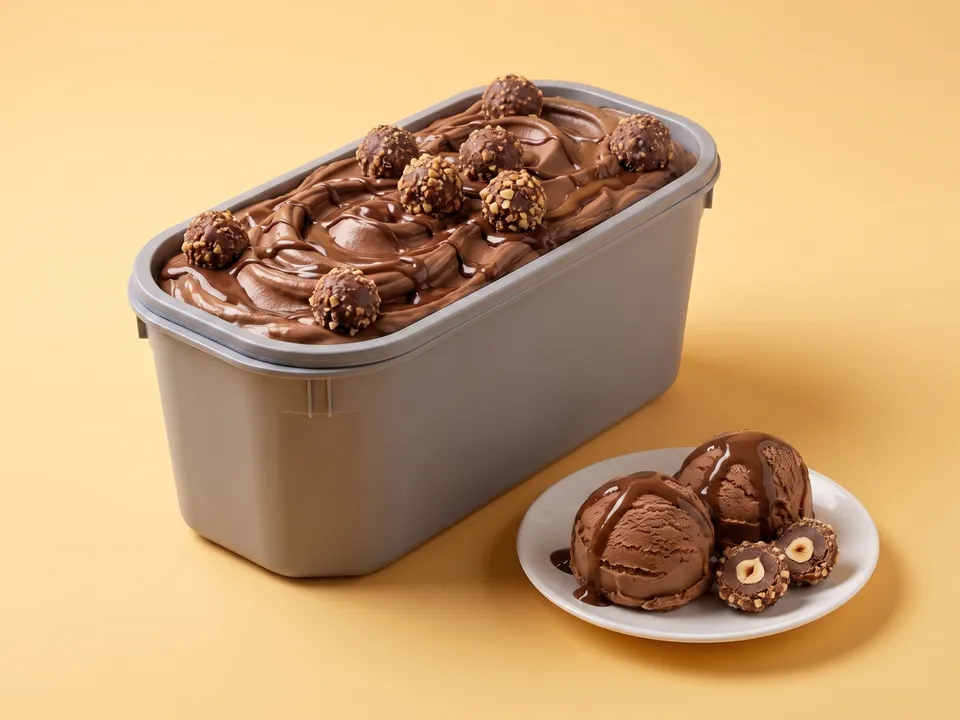Ferrero Rocher gelato