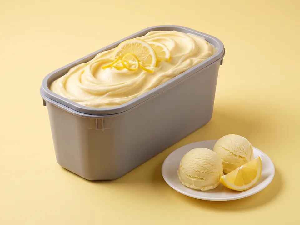 Lemon gelato
