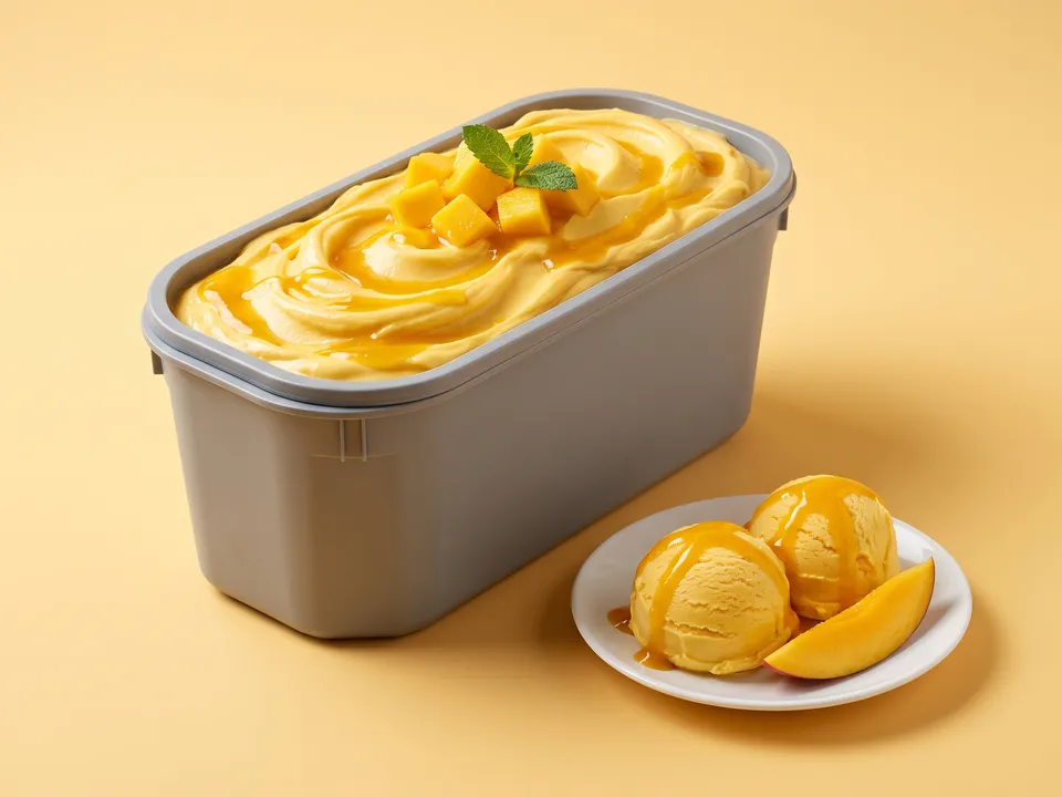 Mango gelato
