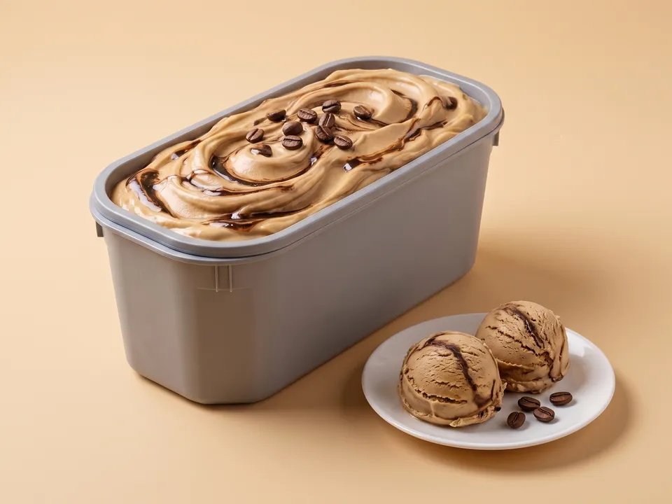 Mocha gelato