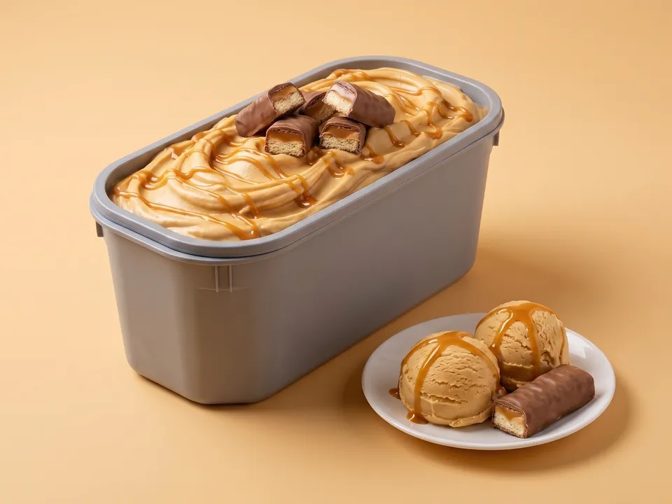Twix gelato