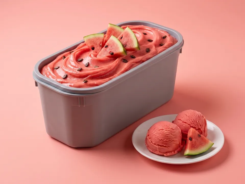 Watermelon gelato